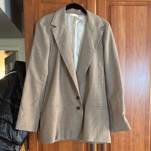 Sablyn grey silk lined blazer